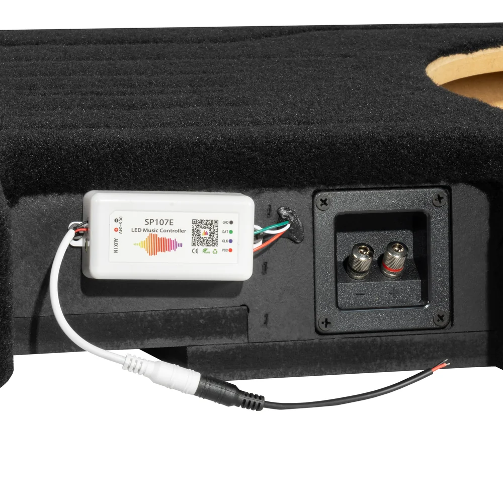 2008-2018 Chevrolet Silverado, GMC Sierra Crew Cab Bass Package - Custom Dual 12" 1200W RMS Amplified Vented Subwoofer Enclosure with Amplifier Wiring Kit - PBK-GM-08SLVCC-P212 - Image 10