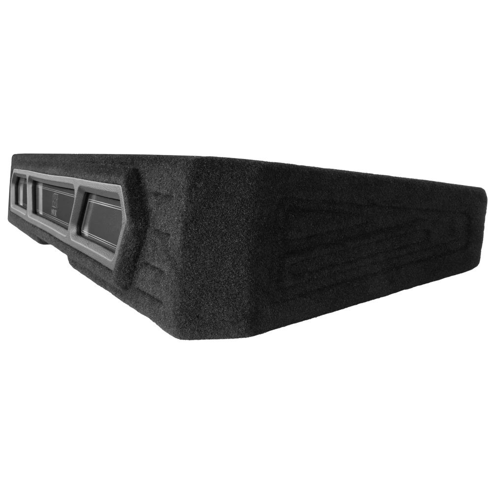 2008-2018 Chevrolet Silverado, GMC Sierra Crew Cab Bass Package - Custom Dual 12" 1200W RMS Amplified Vented Subwoofer Enclosure with Amplifier Wiring Kit - PBK-GM-08SLVCC-P212 - Image 4