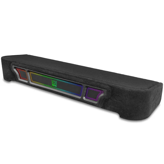 2009-2026 Ford F-Series Bass Package - Custom Dual 10" 1200W RMS Amplified Subwoofer Enclosure with Amplifier Wiring Kit - PBK-FD-09F150SC-P210 - Image 3