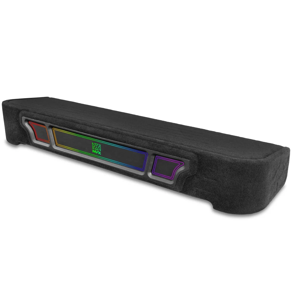 2009-2026 Ford F-Series Bass Package - Custom Dual 10" 1200W RMS Amplified Subwoofer Enclosure with Amplifier Wiring Kit - PBK-FD-09F150SC-S210 - Image 3