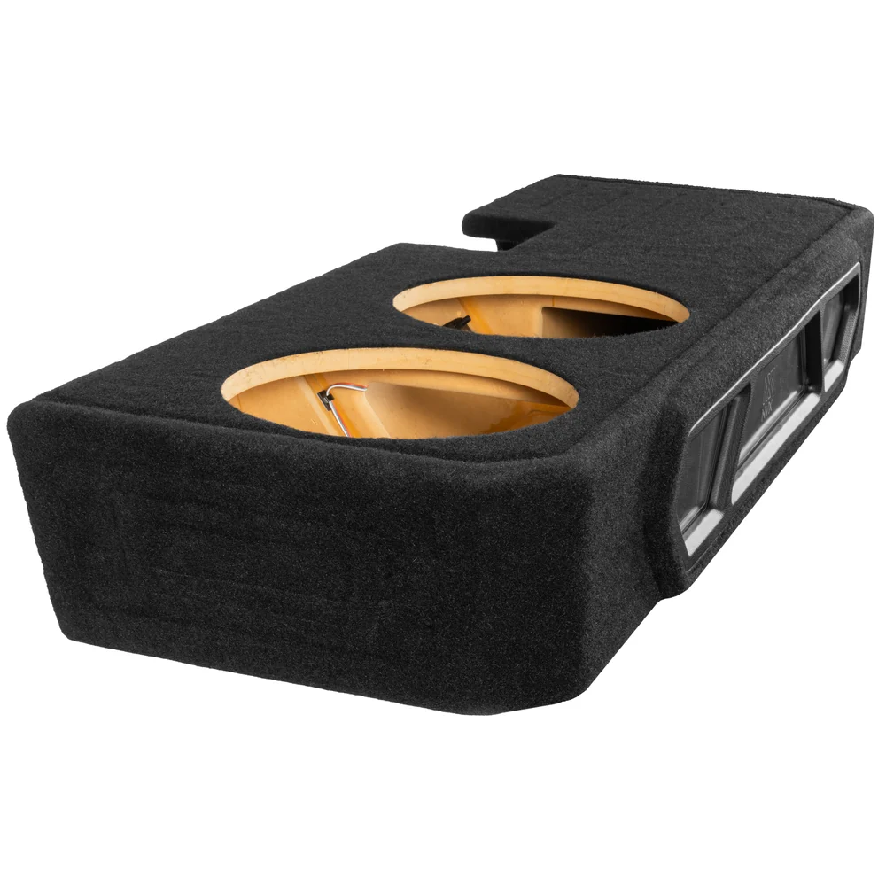 2019-2024 Ram 1500 Crew Cab Bass Package - Custom Dual 12" 1200W RMS Amplified Vented Subwoofer Enclosure with Amplifier Wiring Kit - PBK-RAM-19CC-P212 - Image 3