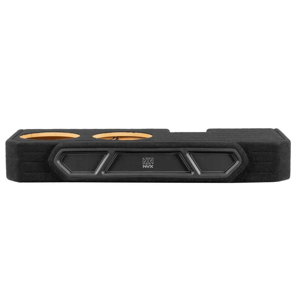 2019-2024 Ram 1500 Crew Cab Bass Package - Custom Dual 12" 1200W RMS Amplified Vented Subwoofer Enclosure with Amplifier Wiring Kit - PBK-RAM-19CC-P212 - Image 4