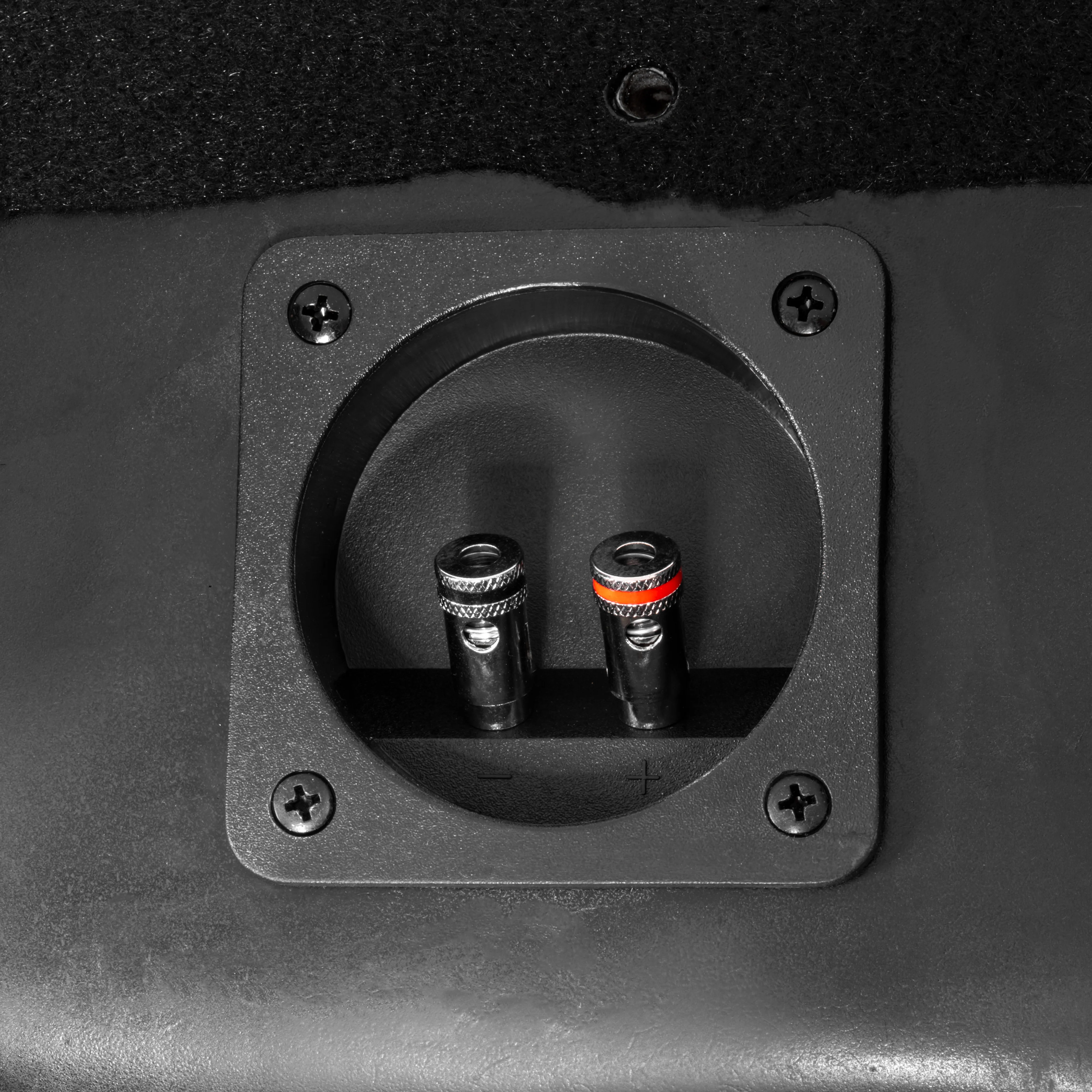 2019-2024 Chevrolet Silverado, GMC Sierra Double Cab Bass Package - Custom Dual 12" 800W RMS Amplified Subwoofer Enclosure with Line Out Converter and Wiring Kit - PBK-GM-SLVDC-G4 - Image 6