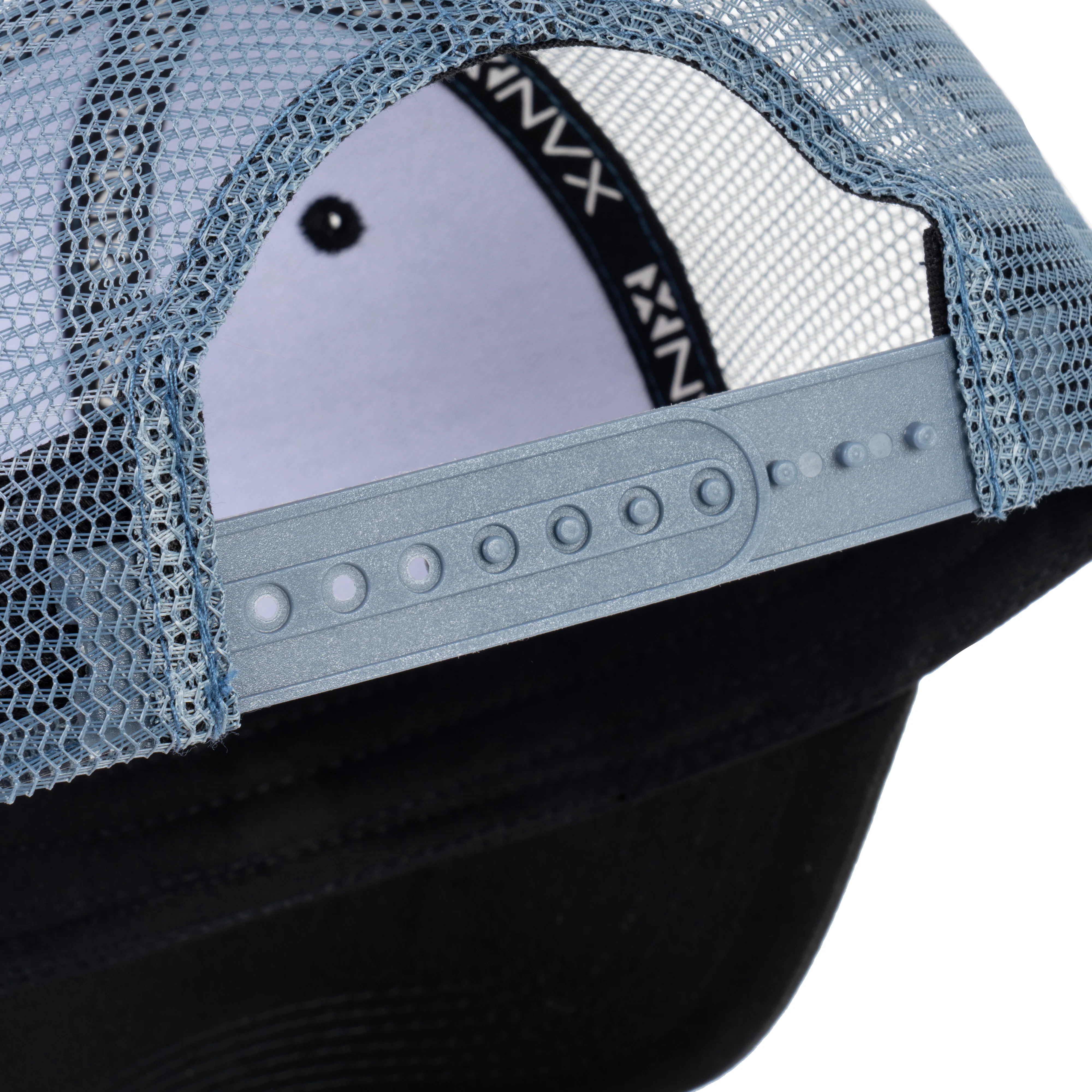 Classic Mesh Trucker Snapback Hat with Square NVX Logo Patch - Image 4