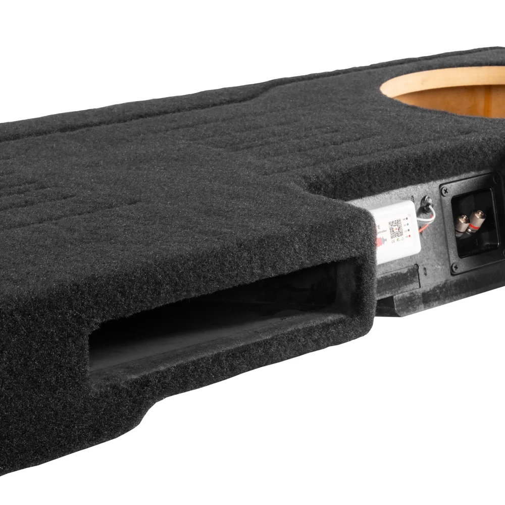 Custom Fit 1200W RMS Dual 10" Loaded BOOST Vented Truck Enclosure with LED Lighting - 2008-2018 Chevrolet Silverado and GMC Sierra Crew Cab - BE-GM-08SLVCC-P210 - Image 11