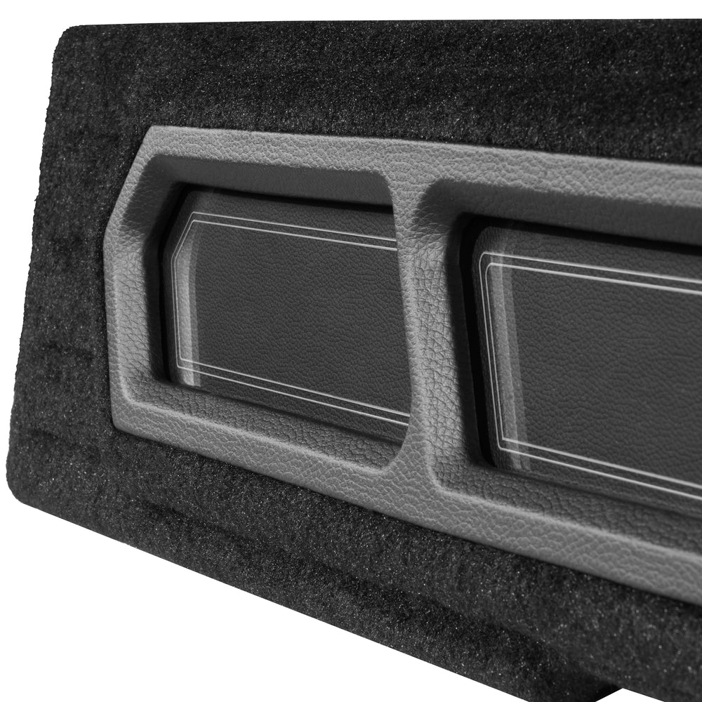 Custom Fit 1200W RMS Dual 10" Loaded BOOST Vented Truck Enclosure with LED Lighting - 2008-2018 Chevrolet Silverado and GMC Sierra Crew Cab - BE-GM-08SLVCC-P210 - Image 7