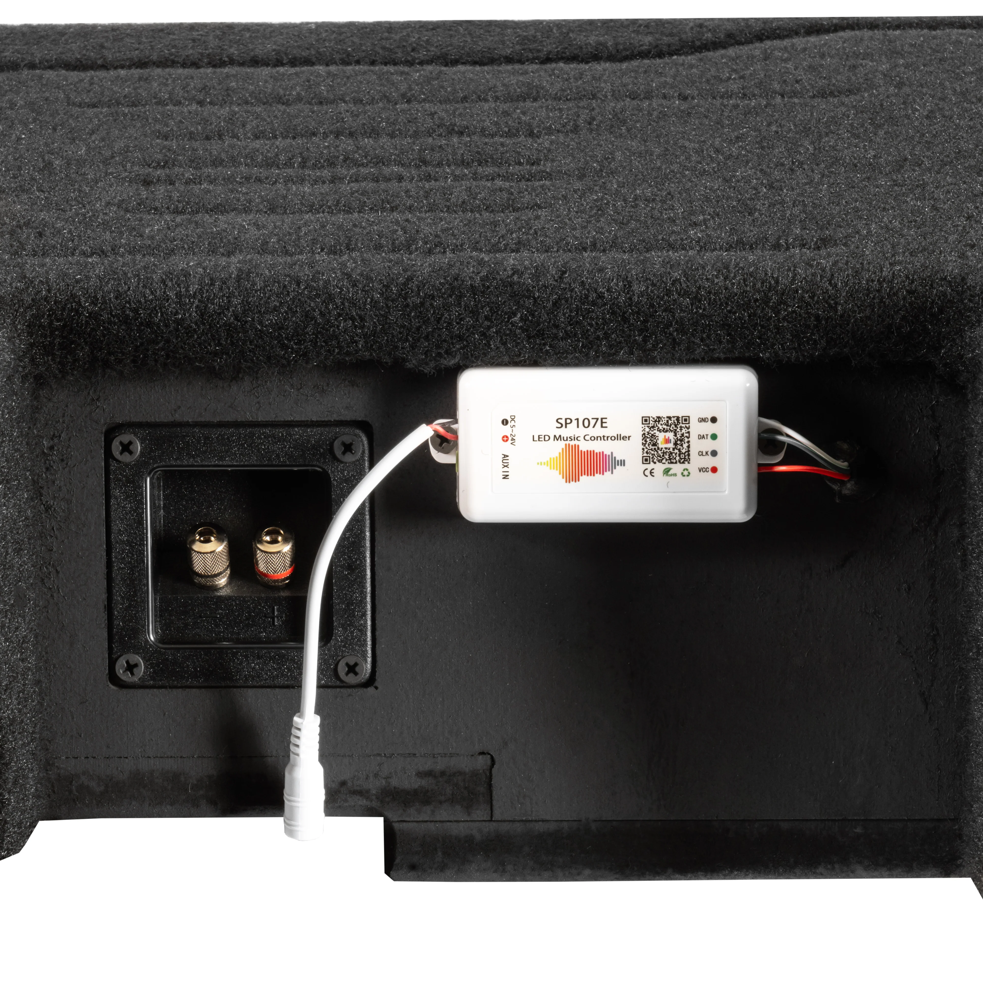 Custom Fit 1200W RMS Dual 10" Loaded BOOST Vented Truck Enclosure with LED Lighting - 2019-2024 Chevrolet Silverado and GMC Sierra Crew Cab - BE-GM-19SLVCC-P210 - Image 15