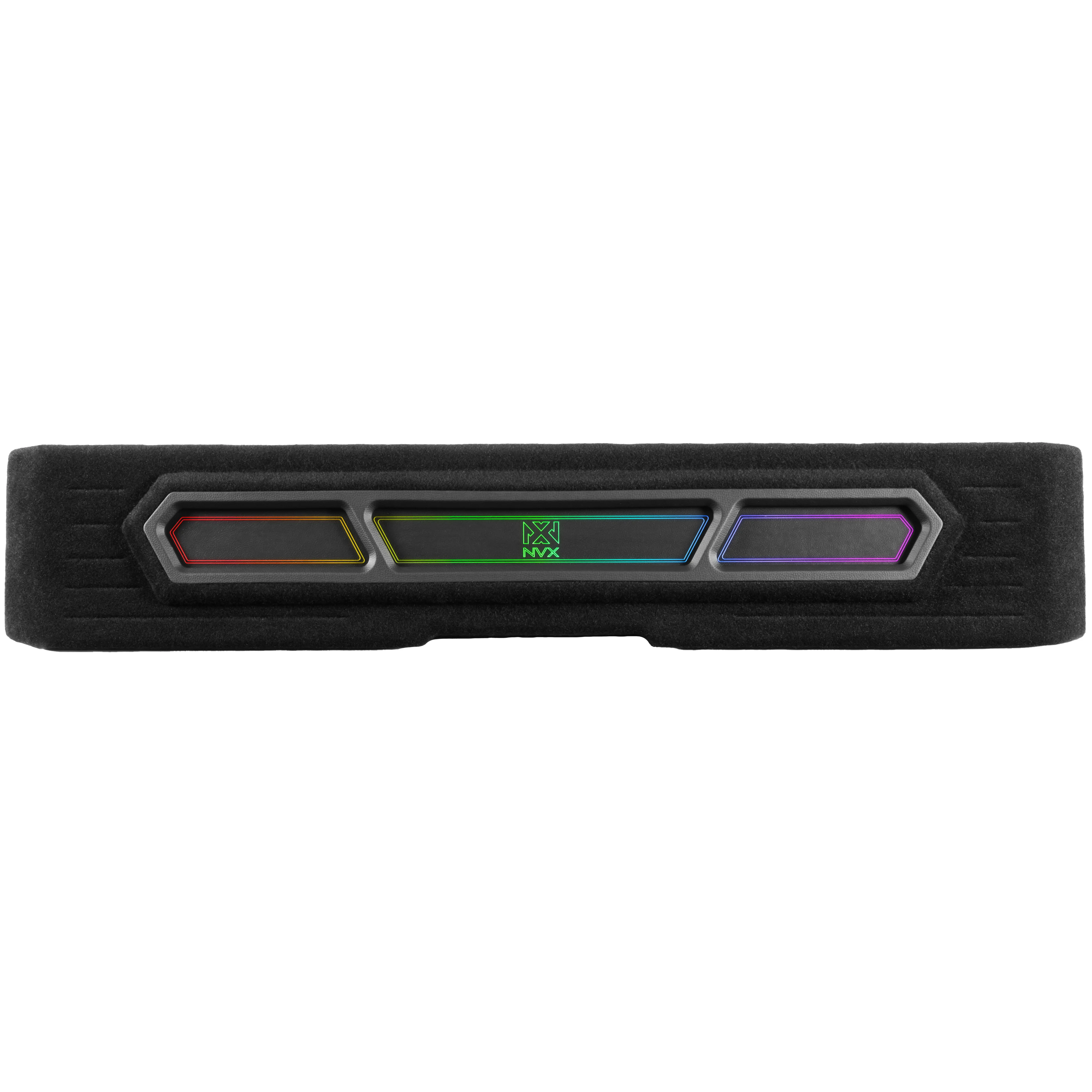 Custom Fit 1200W RMS Dual 10" Loaded BOOST Vented Truck Enclosure with LED Lighting - 2019-2024 Chevrolet Silverado and GMC Sierra Crew Cab - BE-GM-19SLVCC-P210 - Image 3