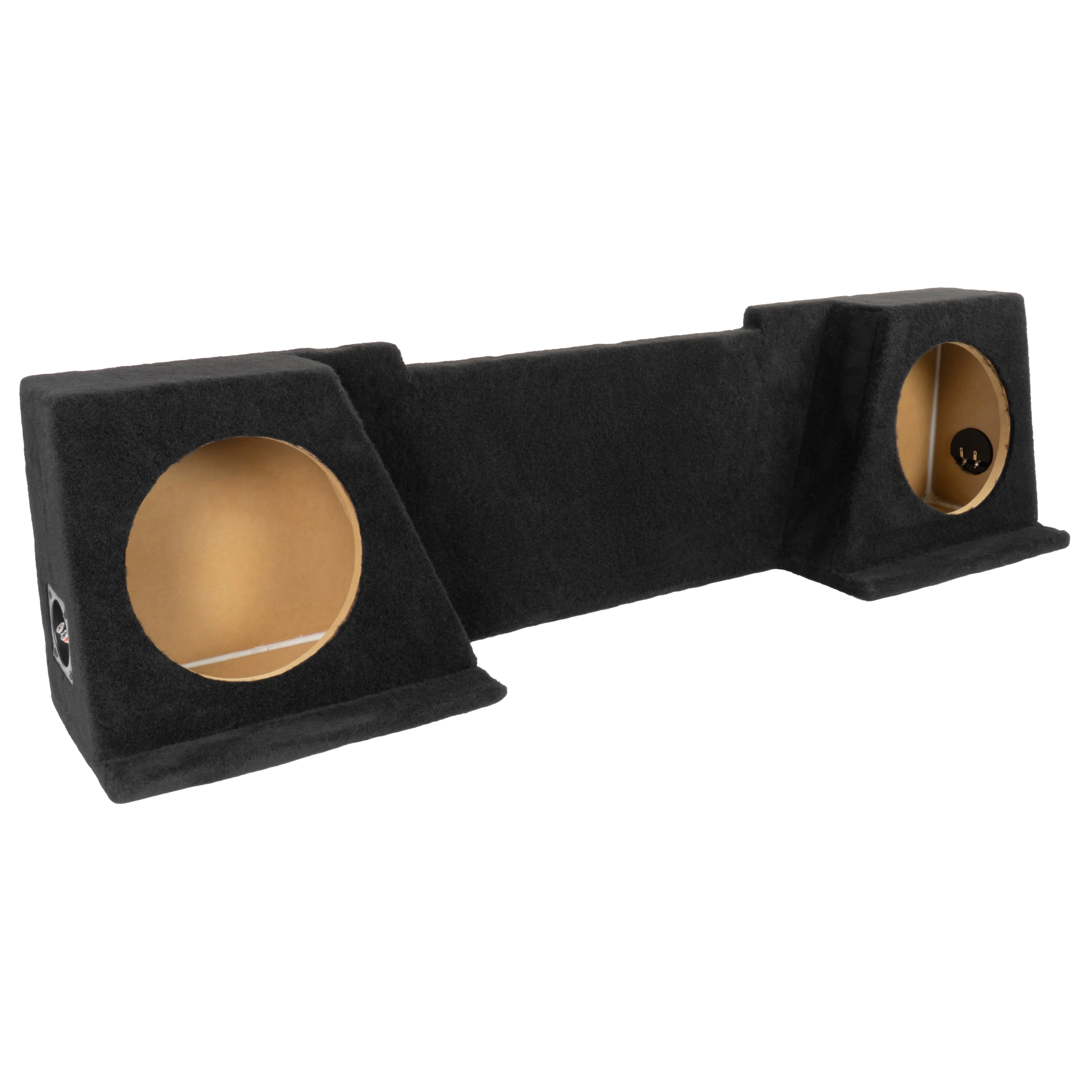 Custom Fit Dual 10" Empty BOOST Sealed Truck Enclosure - 2008-2013 Chevrolet Silverado, GMC Sierra - VE-GM-SLVEC-G2-D10S