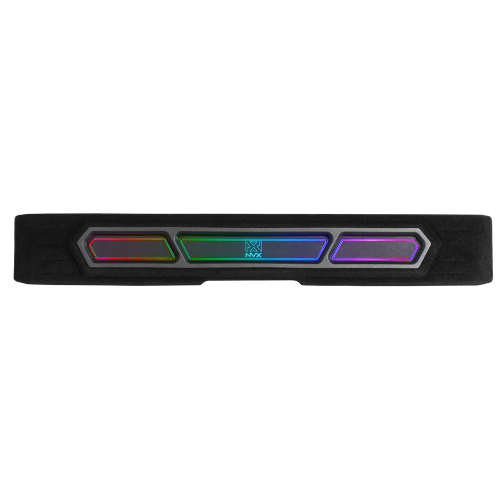 Custom Fit Dual 12" Empty BOOST Vented Truck Enclosure with RGB LED Lighting - 2008-2018 Chevrolet Silverado, GMC Sierra Crew Cab Trucks - UBE-GM-08SLVCC-P212 - Image 2