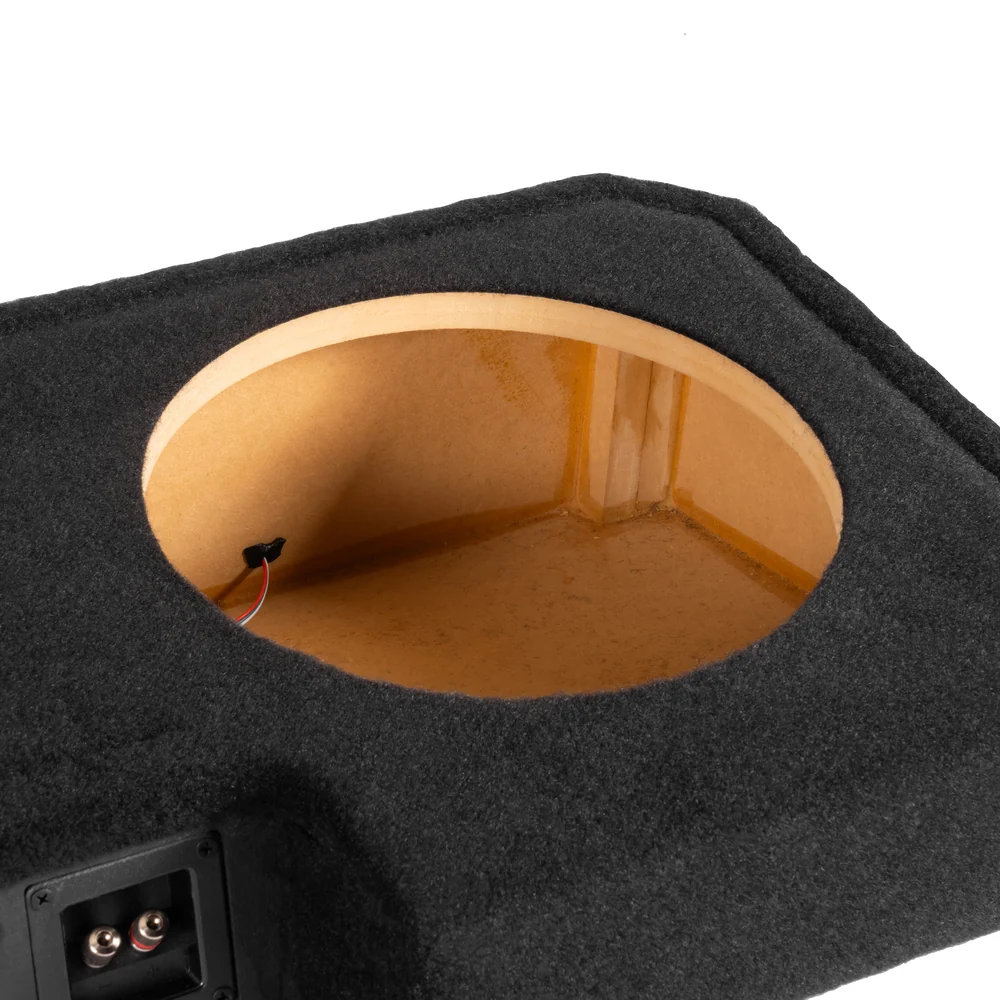 Custom Fit Dual 12" Empty BOOST Vented Truck Enclosure with RGB LED Lighting - 2008-2018 Chevrolet Silverado, GMC Sierra Crew Cab Trucks - UBE-GM-08SLVCC-P212 - Image 6