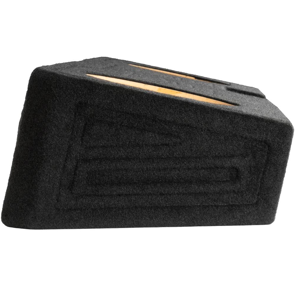 Custom Fit Dual 12" Empty BOOST Vented Truck Enclosure with RGB LED Lighting - 2019-2024 Chevrolet Silverado, GMC Sierra Crew Cab Trucks - UBE-GM-19SLVCC-P212 - Image 3
