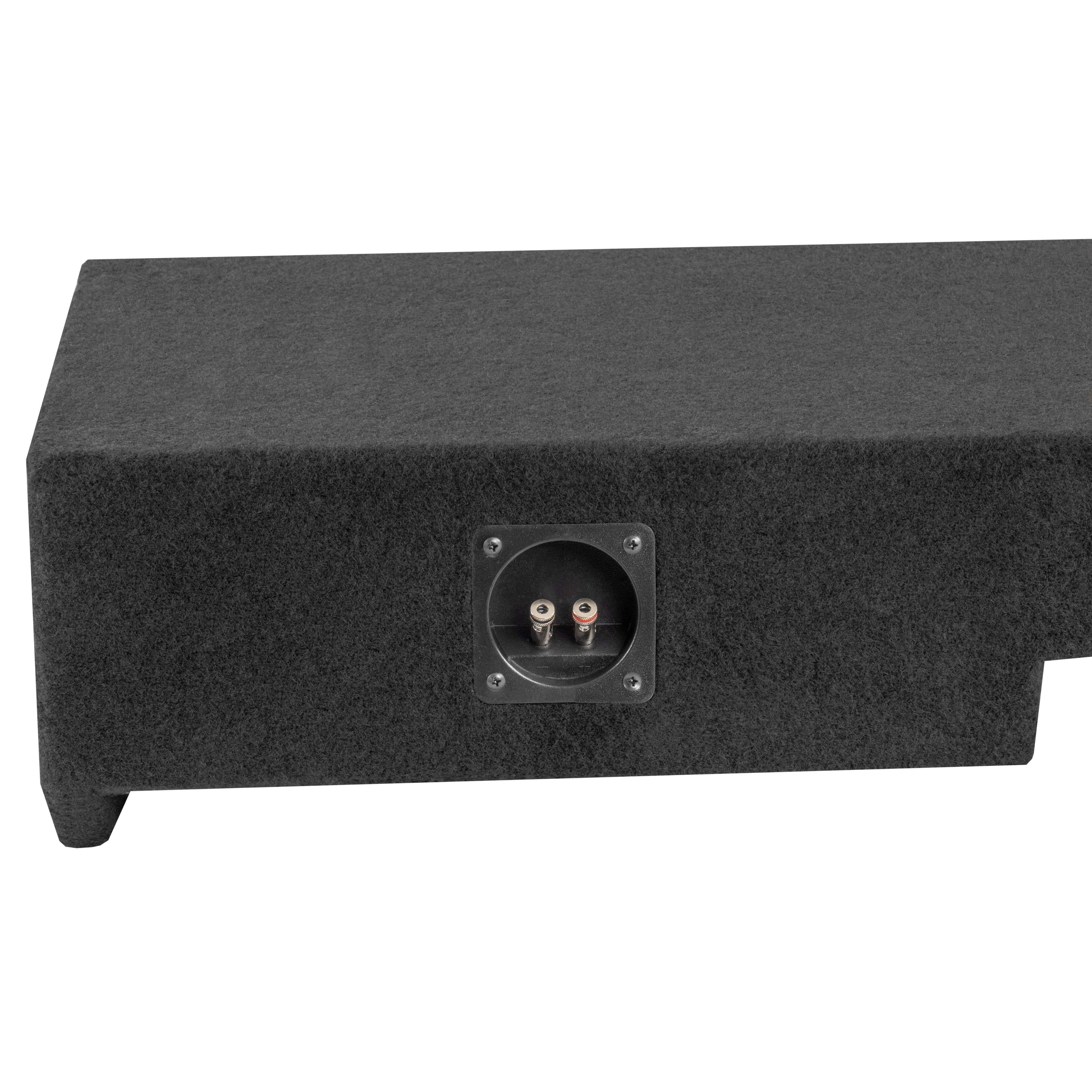 Custom Fit Dual 12" Empty BOOST Sealed Truck Enclosure - 2004-2018 Nissan Titan Crew and King Cab - VE-NIS-TTNCKC-G1-D12S - Image 9