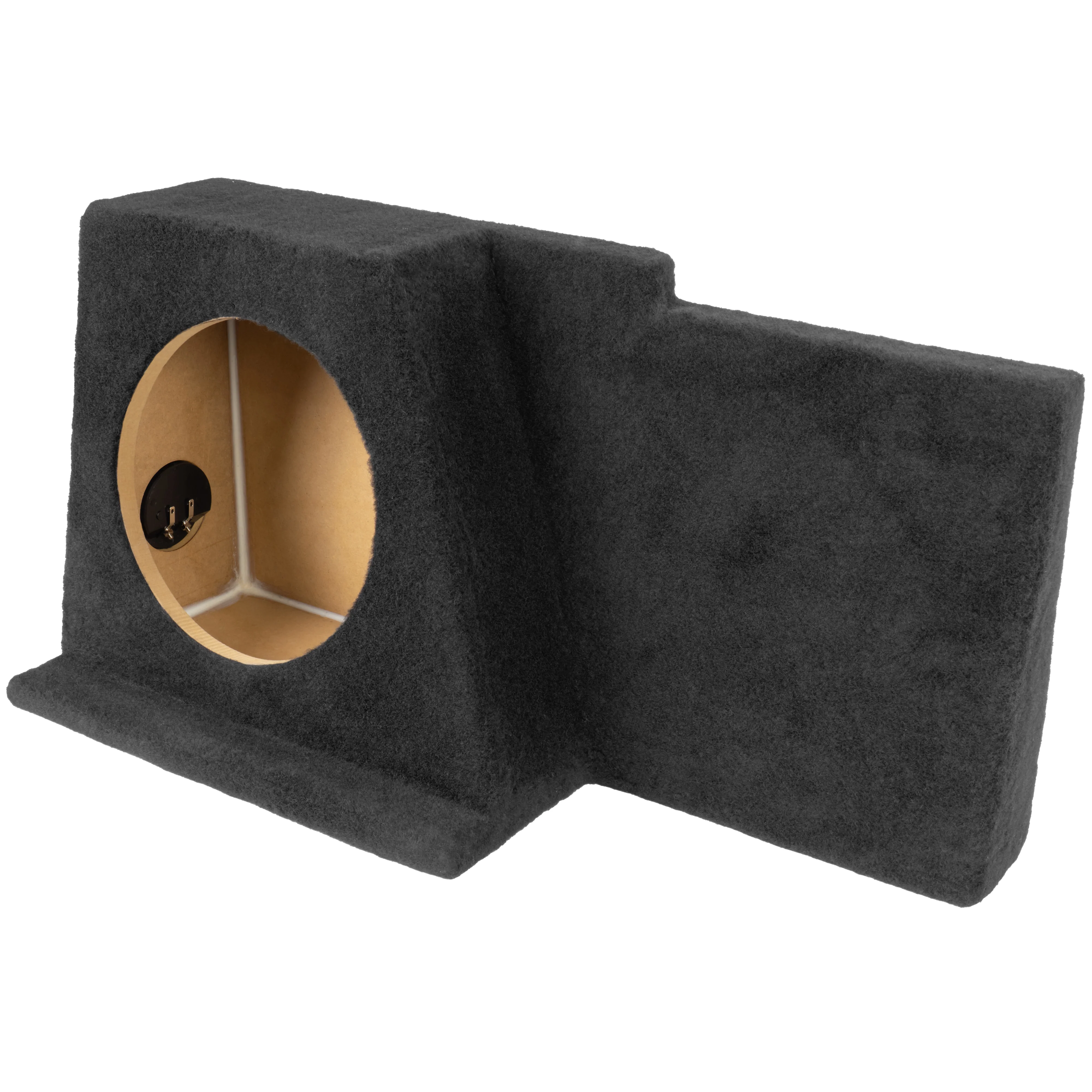 Custom Fit Single 10" Empty BOOST Sealed Truck Enclosure - 2008-2013 Chevrolet Silverado 1500, GMC Sierra 1500 - VE-GM-SLVEC-G2-S10S - Image 3