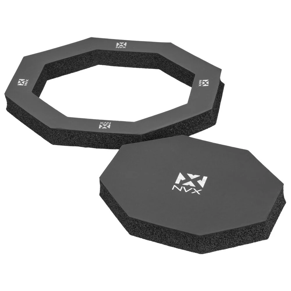 FRING46 Universal 4x6" Self-Adhesive Foam Speaker Baffle Ring Kit (Pack of 2) - Image 3