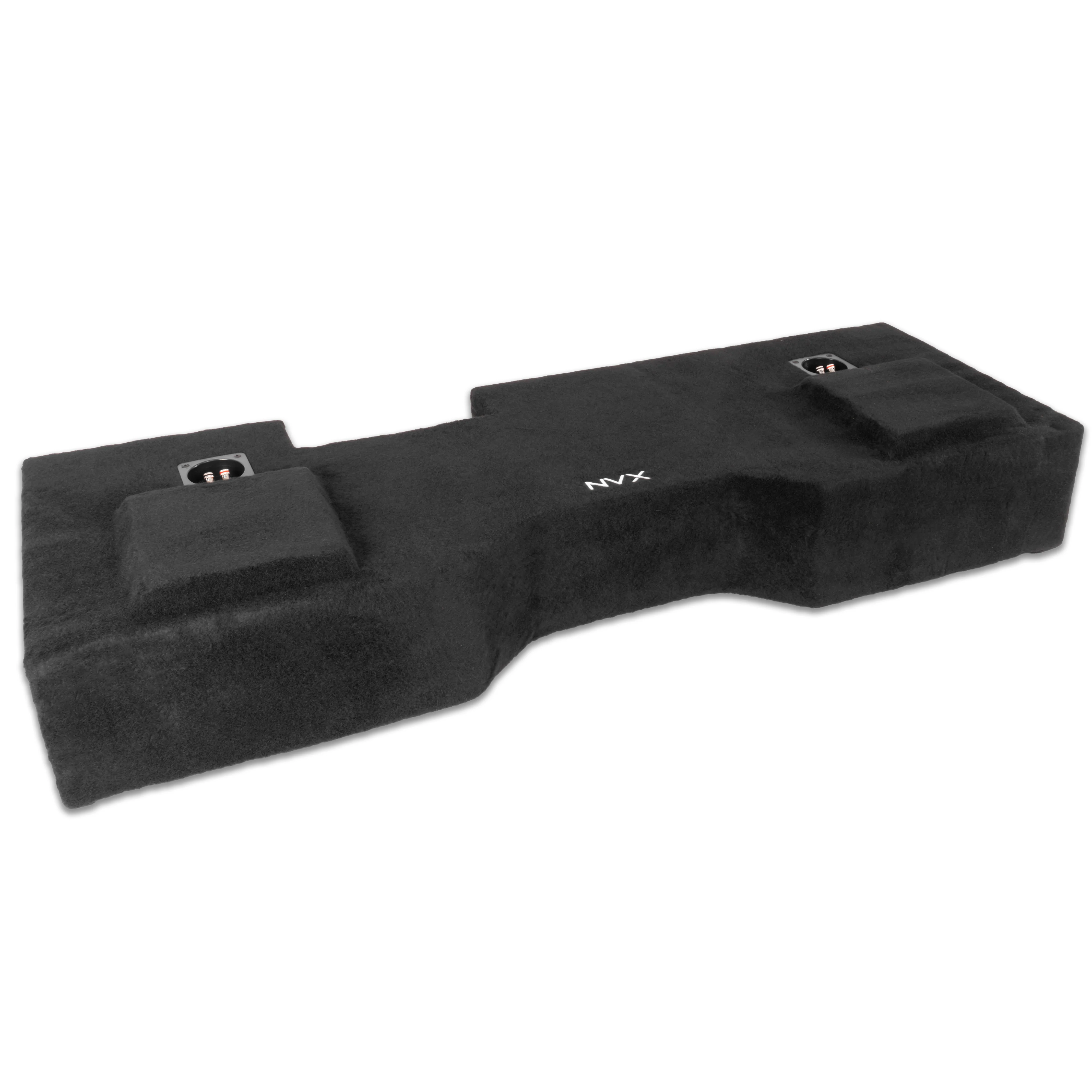 Custom Fit 700W RMS Dual 10" Loaded Sealed Truck Enclosure - 2014-2018 Chevrolet Silverado and GMC Sierra Crew Cab - LVE-GM-SLVCC-G3-D10S - Image 3