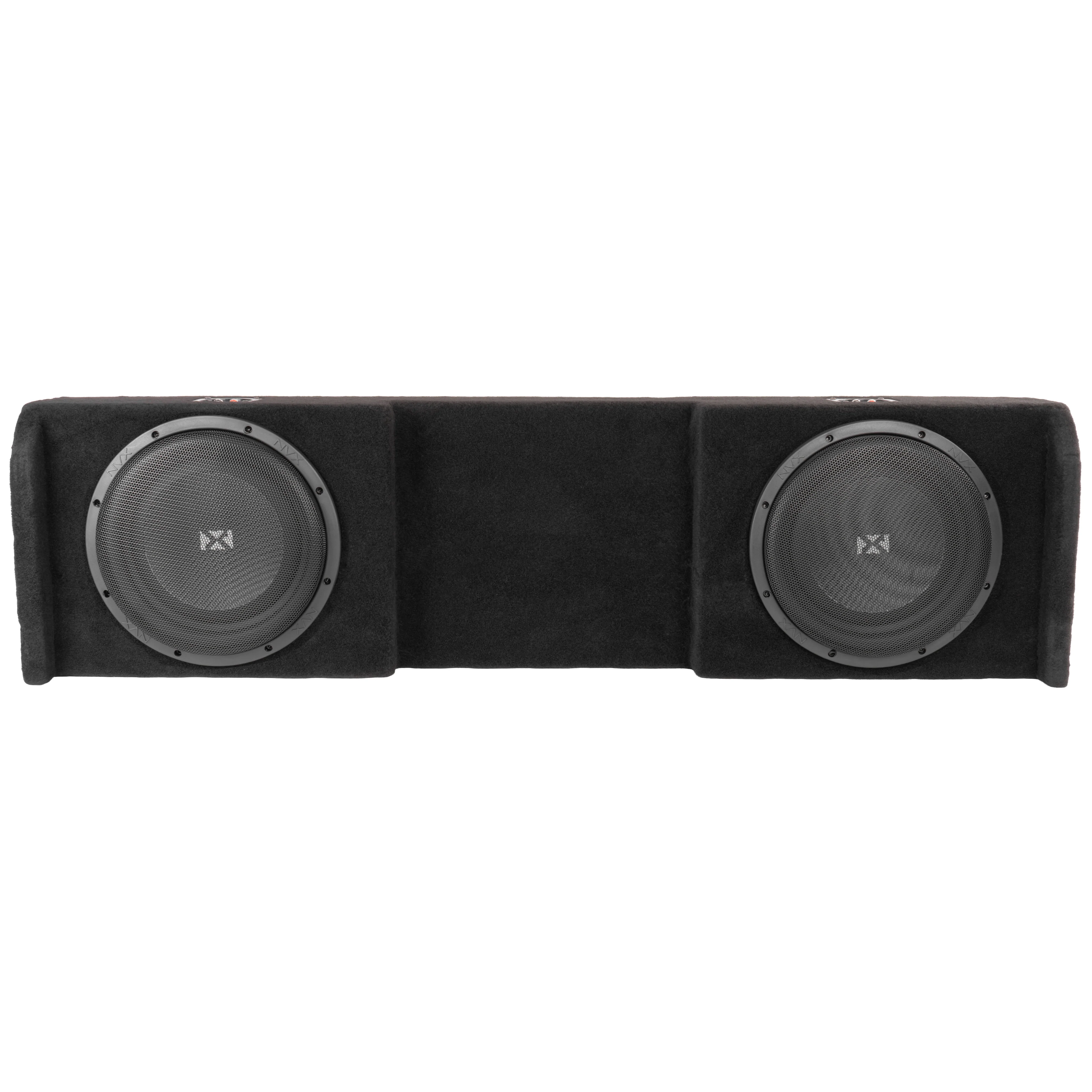 Custom Fit 800W RMS Dual 12" Loaded Subwoofer Enclosure for 2004-2018 Nissan Titan Crew and King Cab Trucks - LVE-NIS-TTNCKCG1-D12S - Image 4