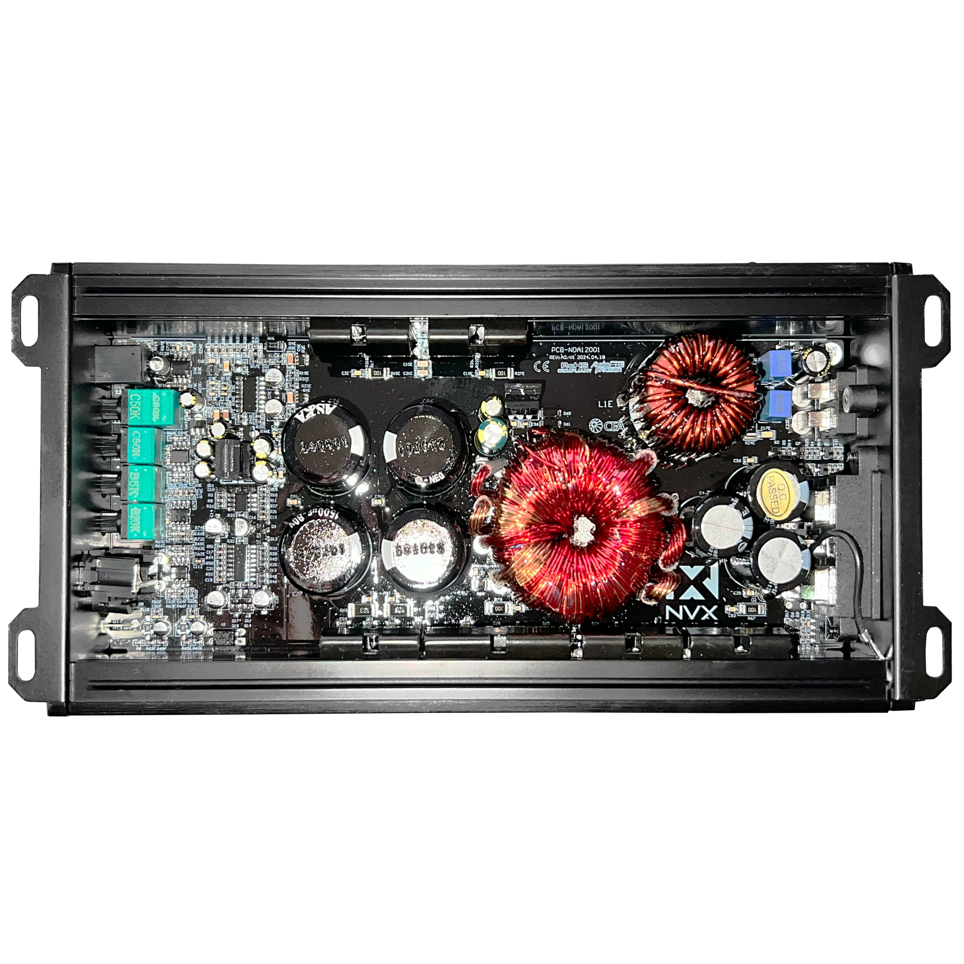 NDA12001 2400W Peak (1200W RMS) N-Series Class-D 1-Ohm Stable Monoblock Amplifier with Remote Bass Knob - Image 6