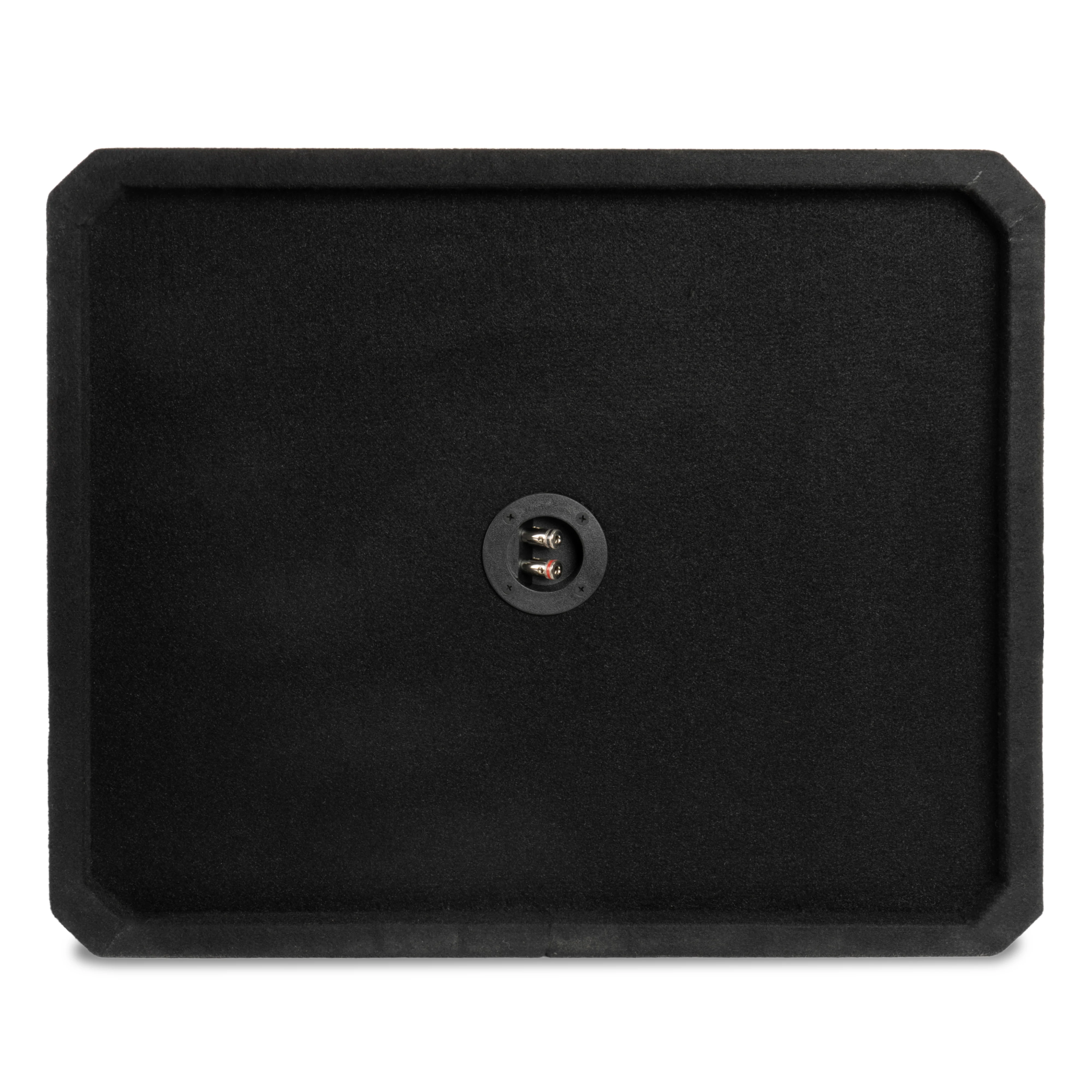 NE151P Single 15" Slot Ported 3/4" MDF Black Carpeted Subwoofer Enclosure – 3.50 Cu. Ft. with Polyfil and NVX Logo - Image 6