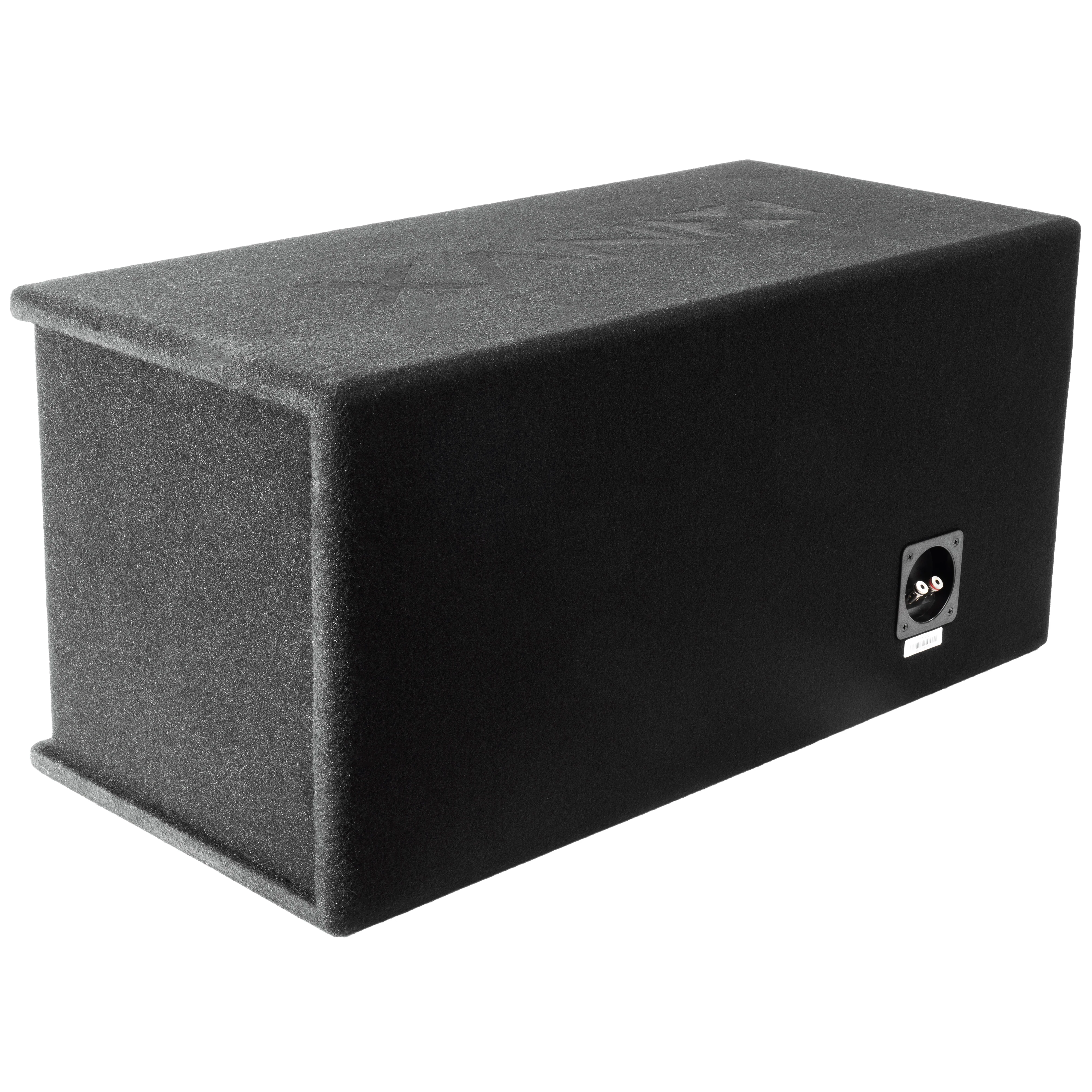 NPKG212 1000W Peak (500W RMS) Loaded Dual 12" Subwoofer with Slot Ported Enclosure and Monoblock Amplifier with Remote Bass Knob - Image 11
