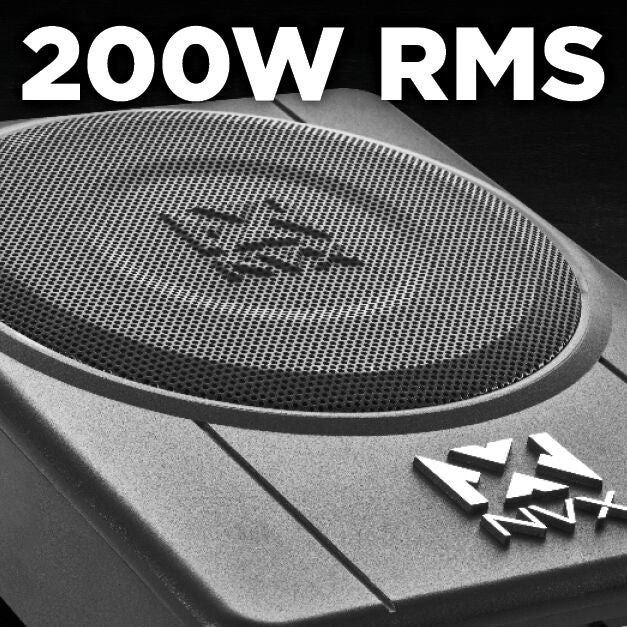 QBUS10P 500W Peak (200W) RMS 10" Ported Amplified Loaded Under Seat Subwoofer System with Remote Bass Knob and Amplifier Wiring Kit - Image 10