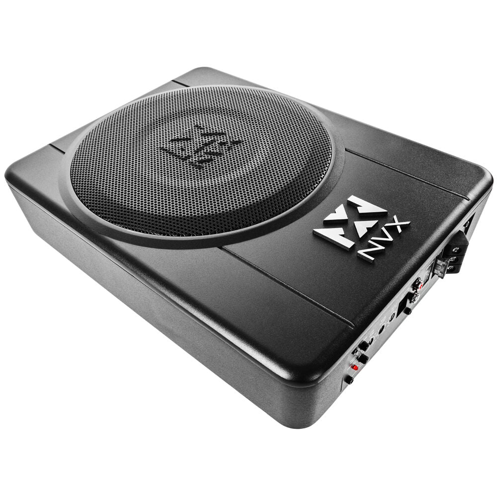 QBUS10P 500W Peak (200W) RMS 10" Ported Amplified Loaded Under Seat Subwoofer System with Remote Bass Knob and Amplifier Wiring Kit - Image 4