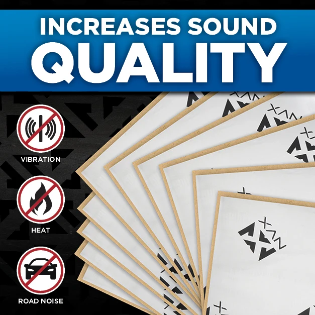 SDSK2 1.38 Square Feet Sound Deadening Speaker Kit (Two 10" x 10" Pieces) - Image 4