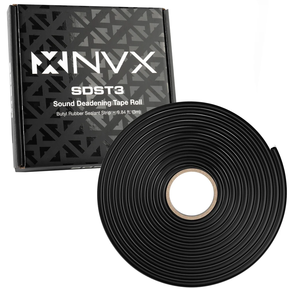 SDST3 83 mil 9.84 sq ft Waterproof Butyl Rubber Sealant Strip Tape Roll for Cars, Trucks, RV, and Marine