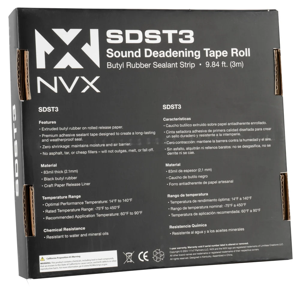 SDST3 83 mil 9.84 sq ft Waterproof Butyl Rubber Sealant Strip Tape Roll for Cars, Trucks, RV, and Marine - Image 5