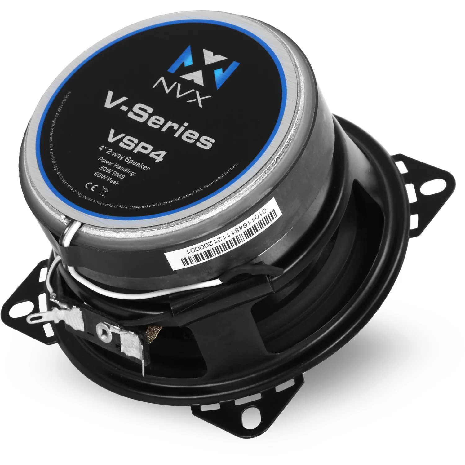VSP4 450W Peak (150W RMS) 4" V-Series 2-Way Coaxial Car Speakers with 25mm Silk Dome Tweeters - Image 6