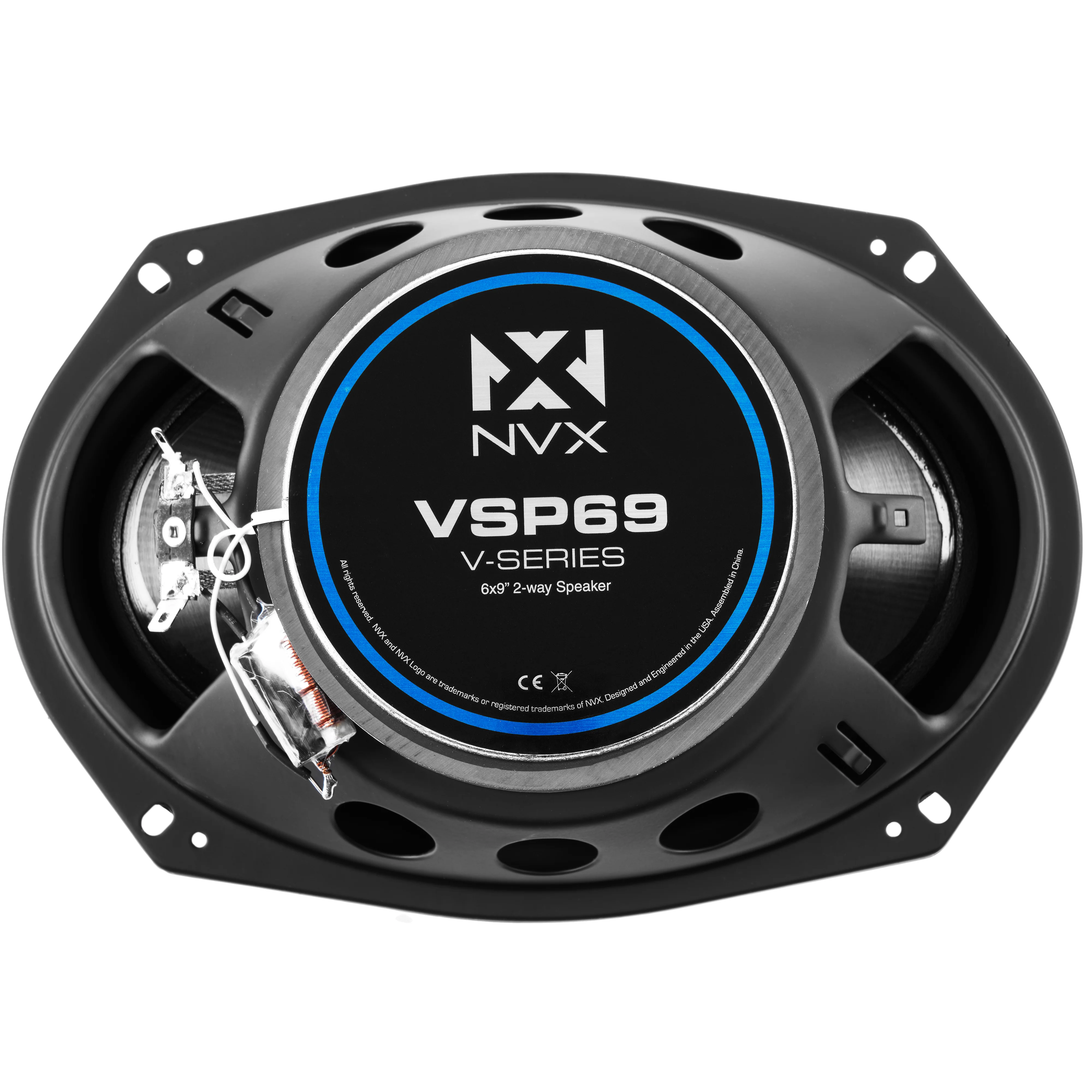 VSP69 900W Peak (300W RMS) 6x9" V-Series 2-Way Coaxial Speakers with 25mm Silk Dome Tweeters - Image 8