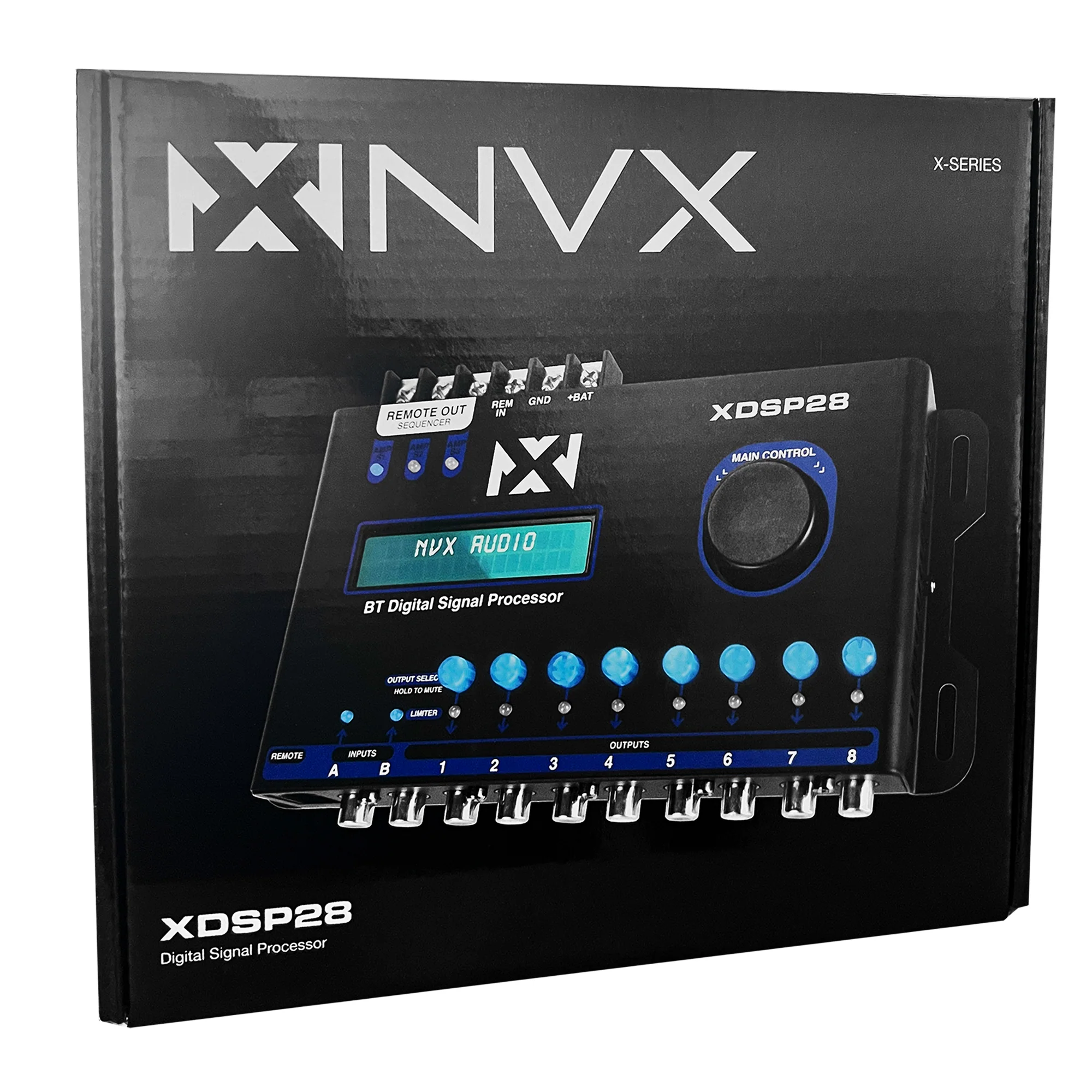 XDSP28 8-Channel X-Series 15 Band Parametric EQ Digital Signal Processor (DSP) with LCD Display, Built-in Bluetooth and Remote Level Controller - Image 10