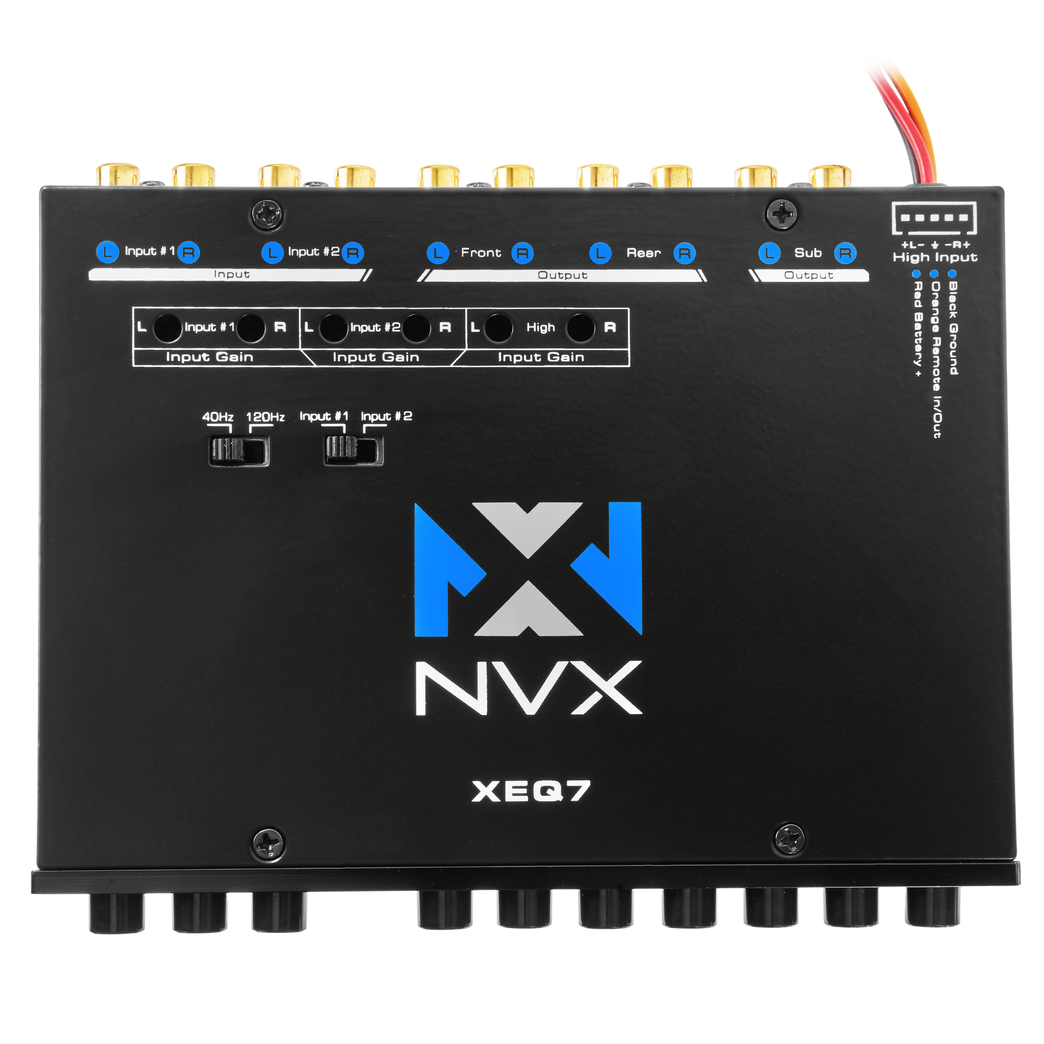 XEQ7 7-Band Graphic Equalizer with Dual Auxiliary Input - Image 4