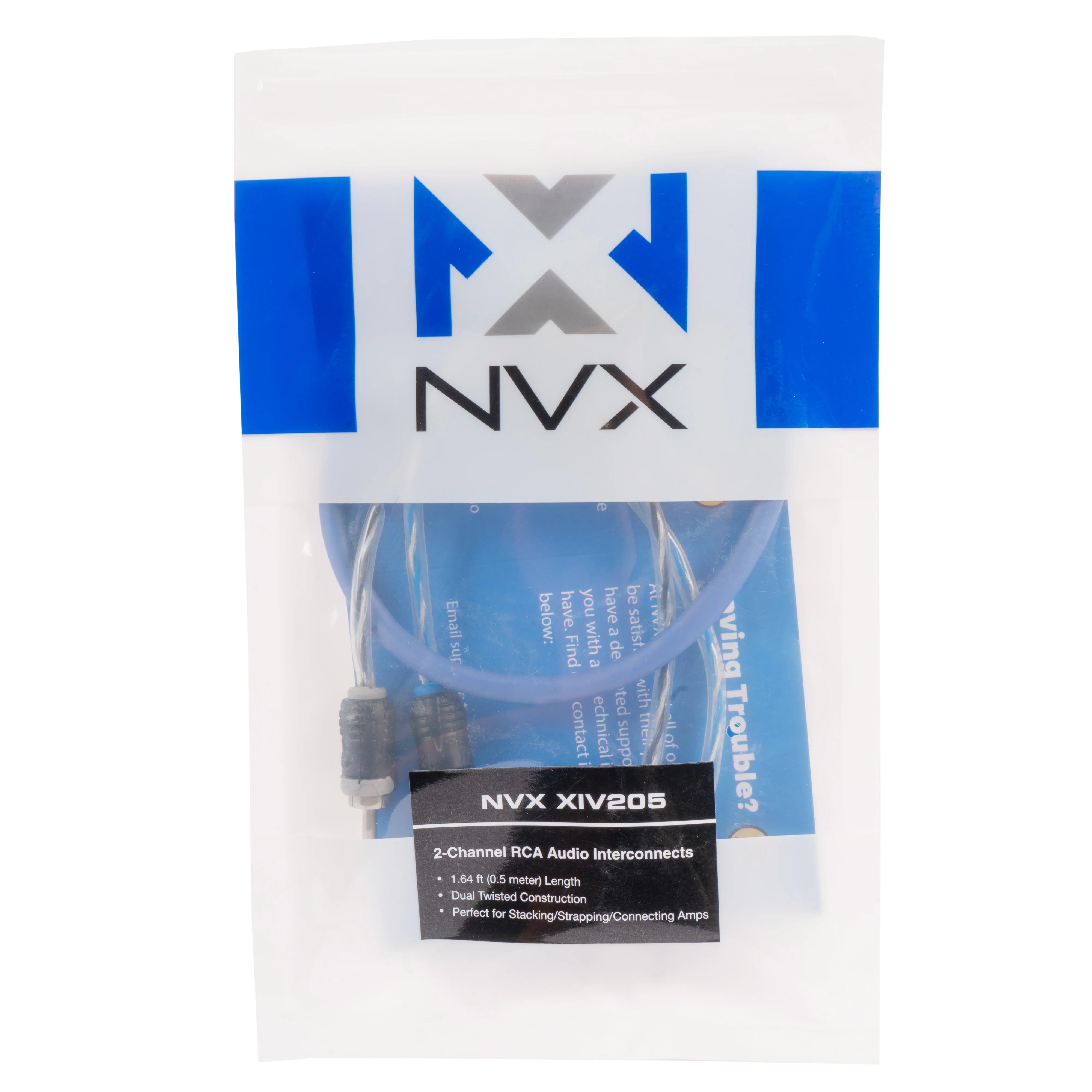 XIV205 1.64 ft (0.5 meter) 2-Channel V-Series RCA Audio Interconnect Cable - Image 4