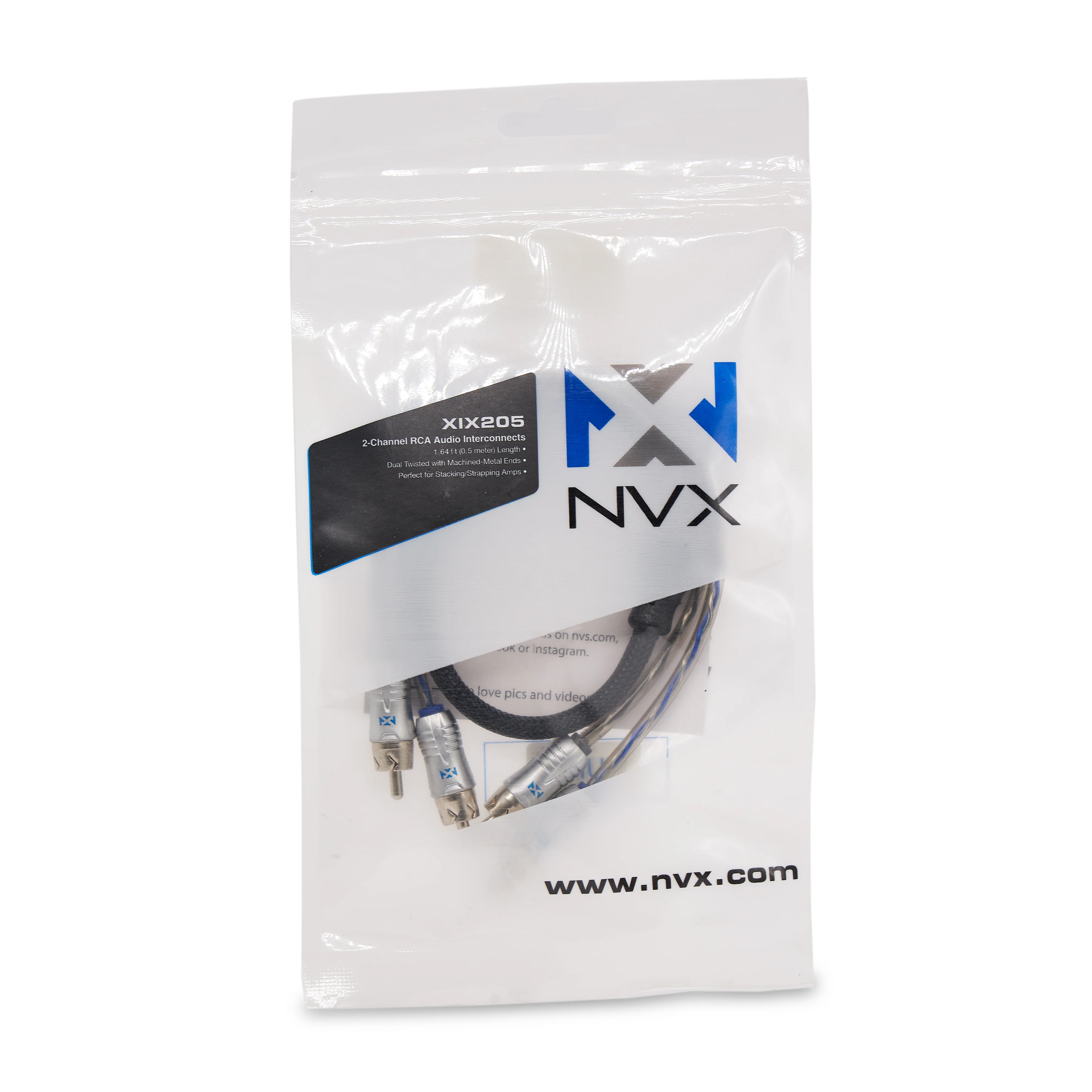 XIX205 1.64 ft (0.5 meter) 2-Channel X-Series RCA Audio Interconnect Cable - Image 5