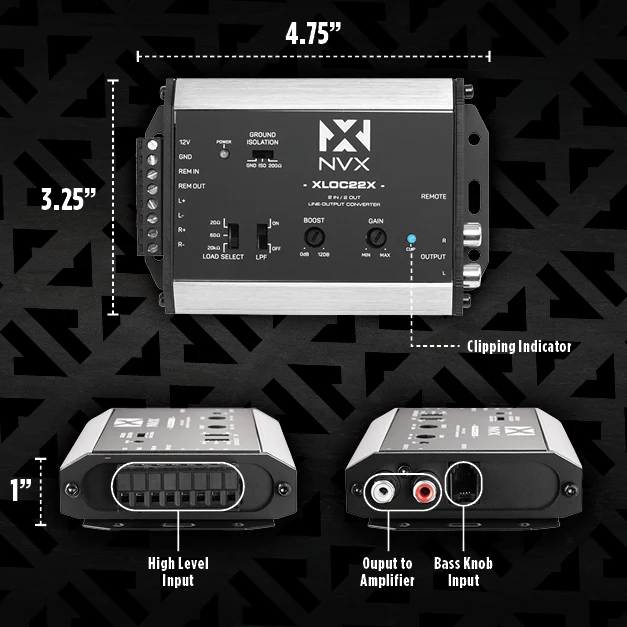 XLOC22X 2 Input / 2 Output Line Output Converter with Impedance Matching - Image 5