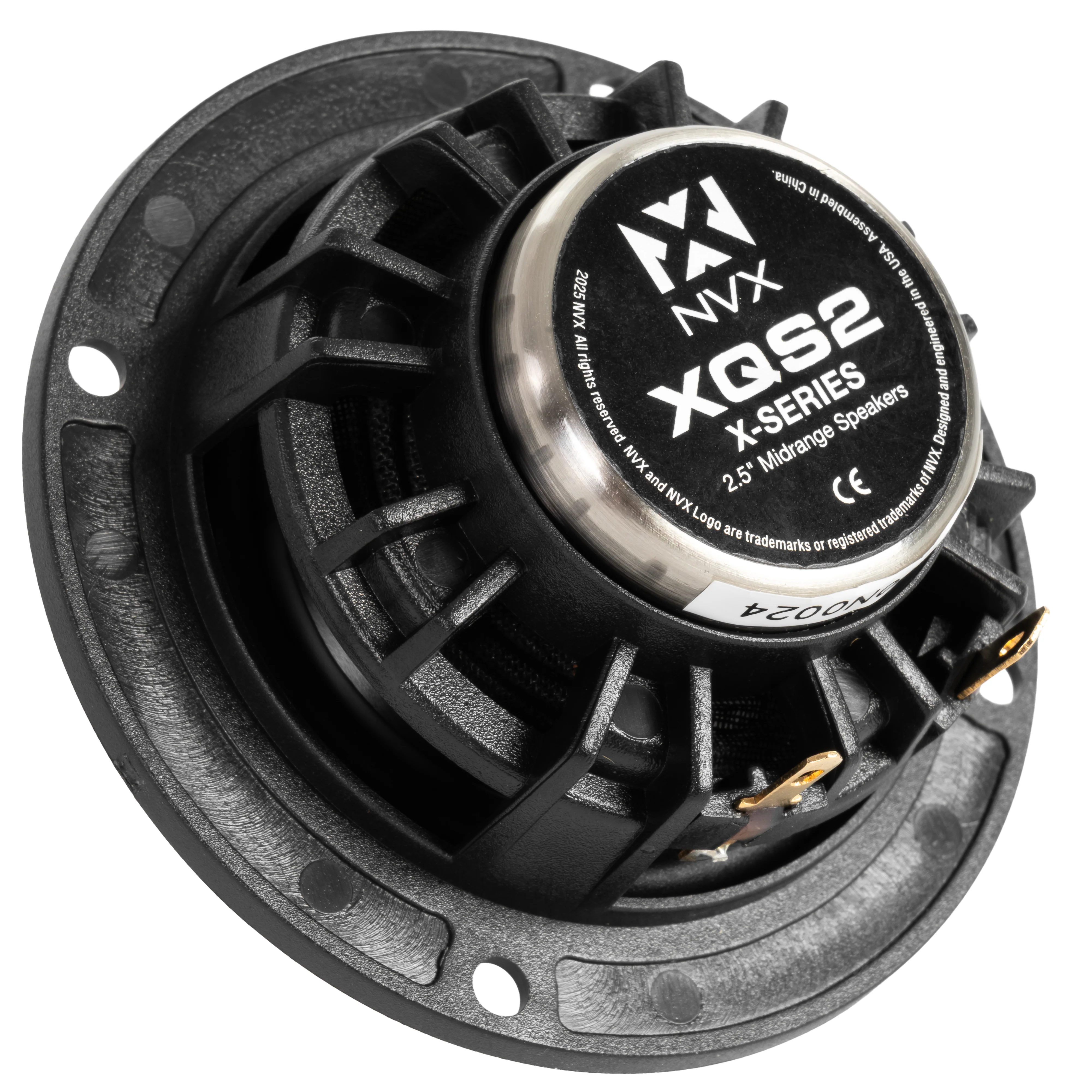 XQS2 200W Peak (100W RMS) 2.5" X-Series NEO Midrange Speakers with adapters for select GM, Mopar, Toyota, Subaru and Mercedes vehicles - Image 9