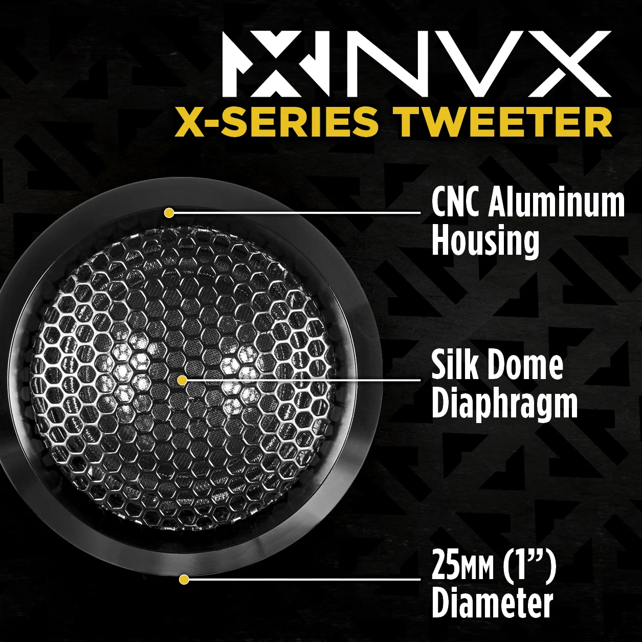 XSP65KIT 600W Peak (200W RMS) 6.5" X-Series 2-Way Component Speakers with Carbon Fiber Cones and 25mm Silk Dome Tweeters - Image 3