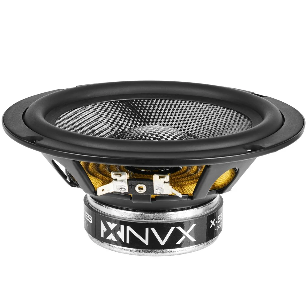 XSP65KIT 600W Peak (200W RMS) 6.5" X-Series 2-Way Component Speakers with Carbon Fiber Cones and 25mm Silk Dome Tweeters - Image 7