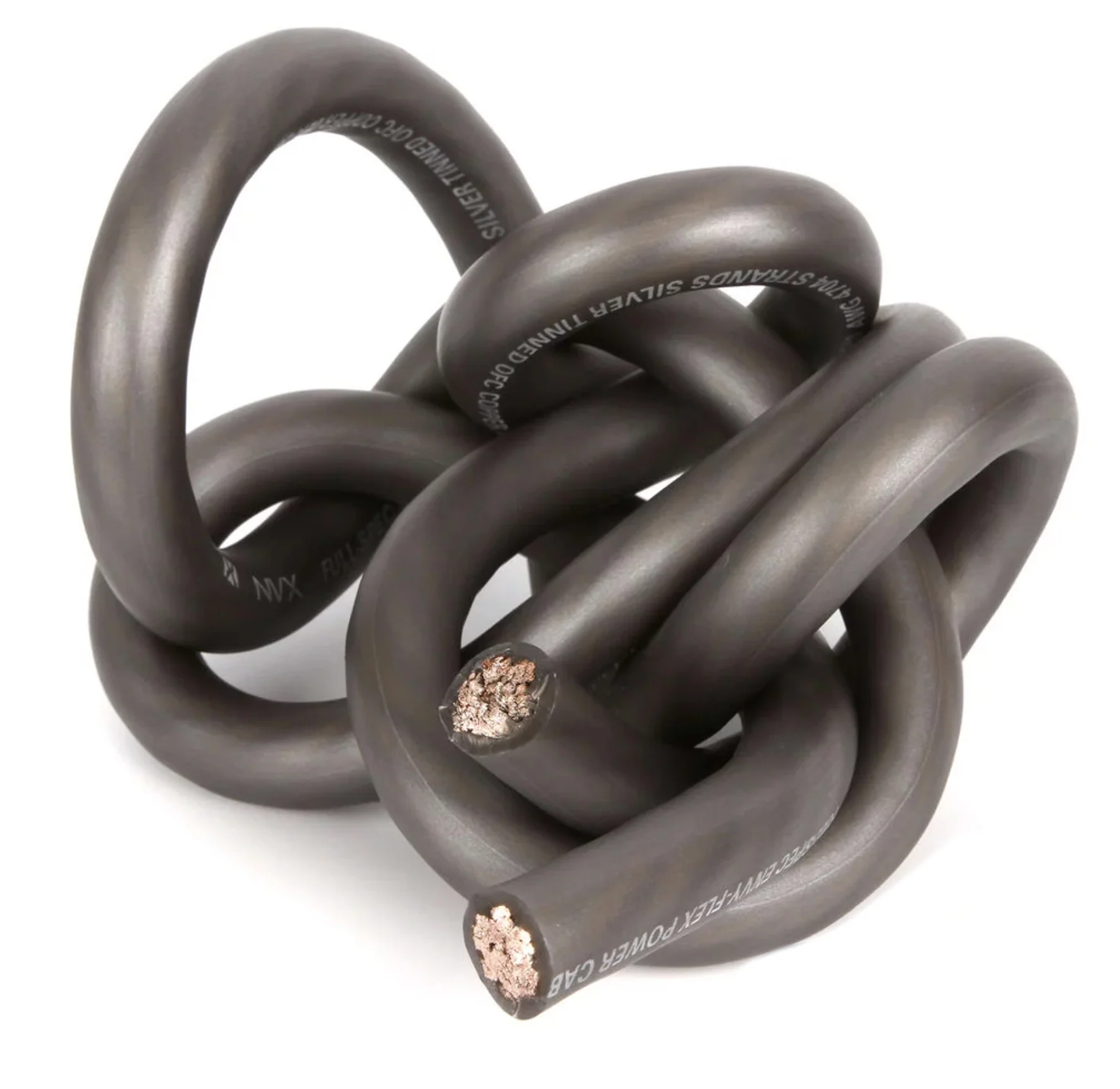 XW0GR5 5 ft 1/0-Gauge EnvyFlex True Spec Oxygen-Free Copper Power and Ground Wire (Gray) - Image 3